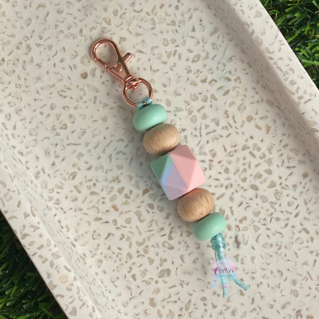 “Lottie” Midi Beaded Keychain