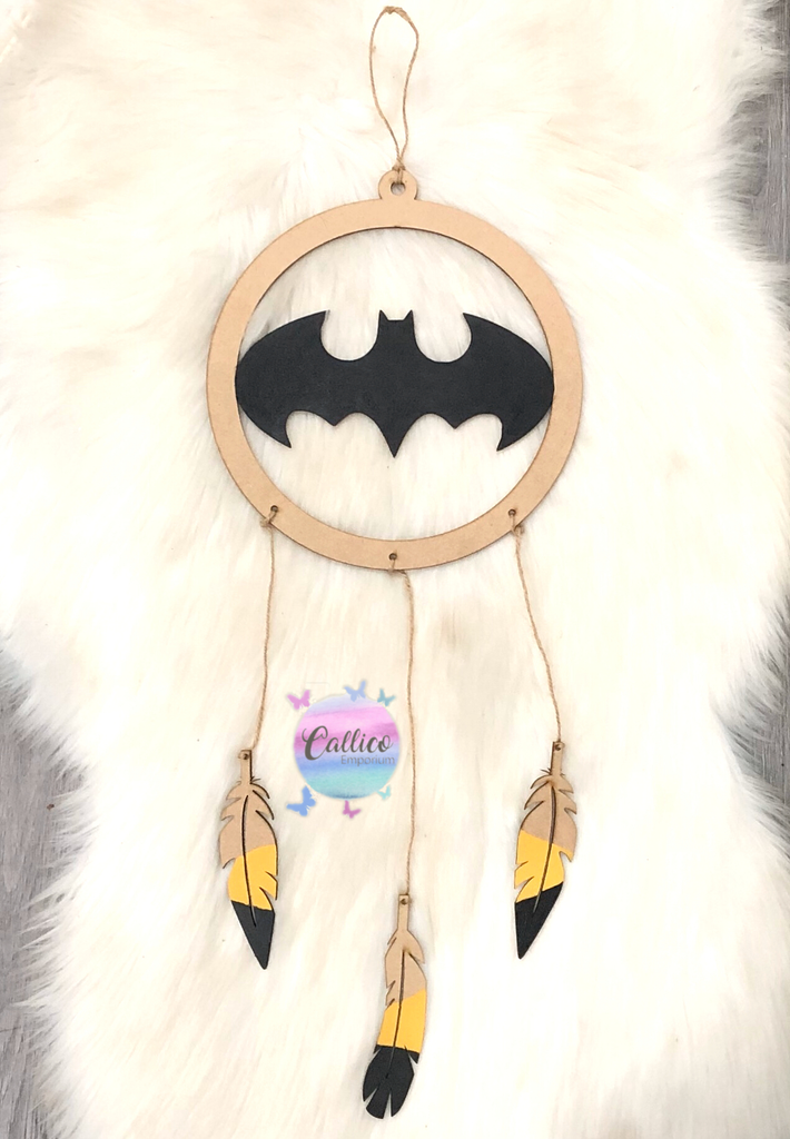 Bat Dreamcatcher Wall Hanging