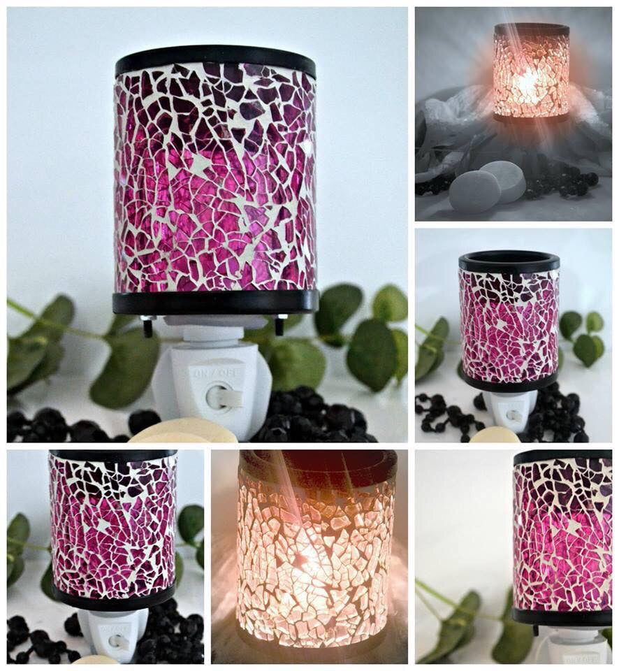 Fuschia Mosaic Plugin Melt Warmer