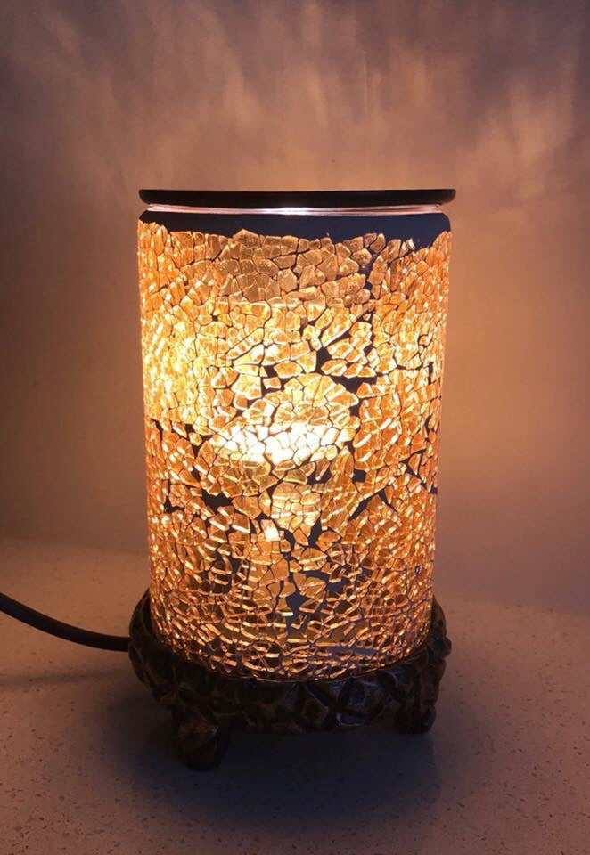 Gold Mosaic Melt Warmer Electric