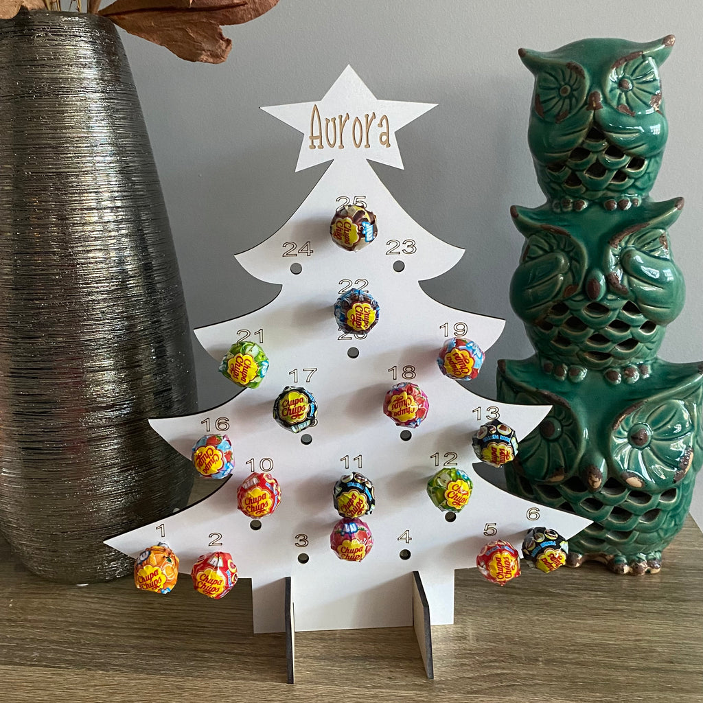 Mini Lollipop Advent Christmas Countdown Calendar
