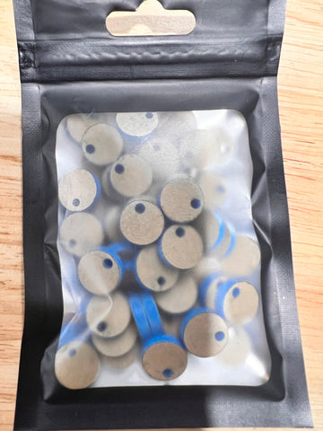 BLUE EARRING TOPPERS - 25 pairs (50 pieces)