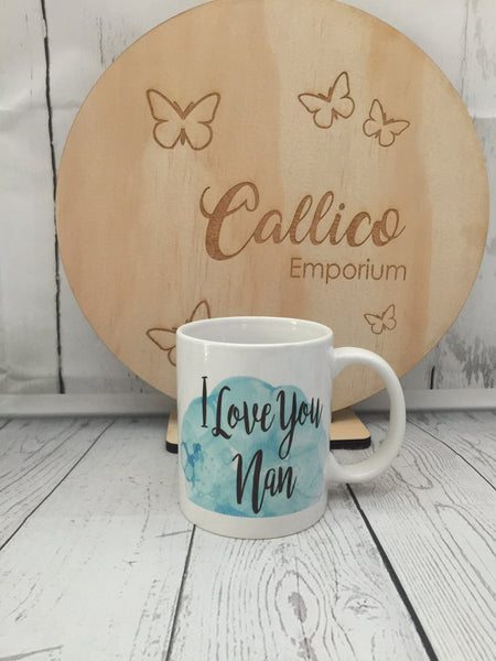 Custom Watercolour Mug - Any text