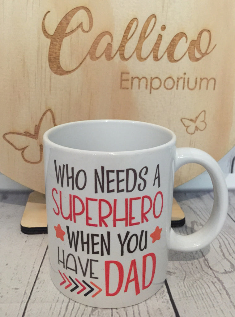 Superhero DAD 11oz mug