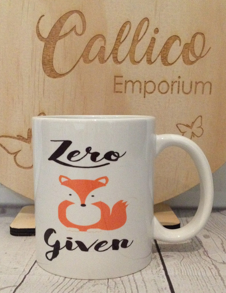 Zero Fox Given 11oz Mug
