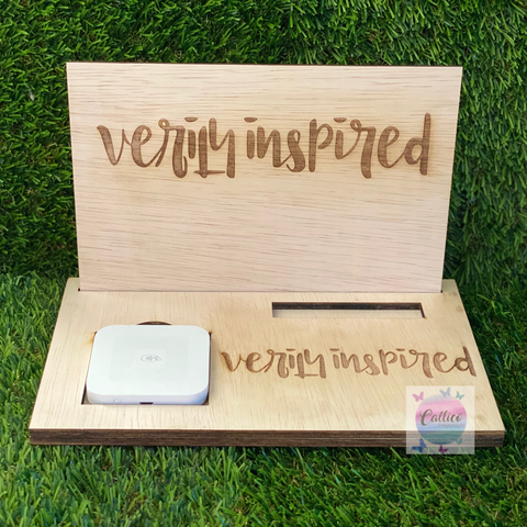 Customised Plywood Square Reader / PayPal Reader Station