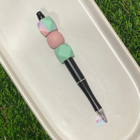 “Pixie” Black Beaded Pen