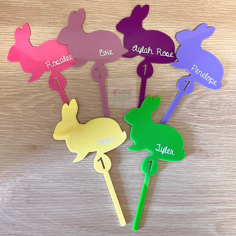 Easter Hunt Personalised Acrylic Markers Set of 5
