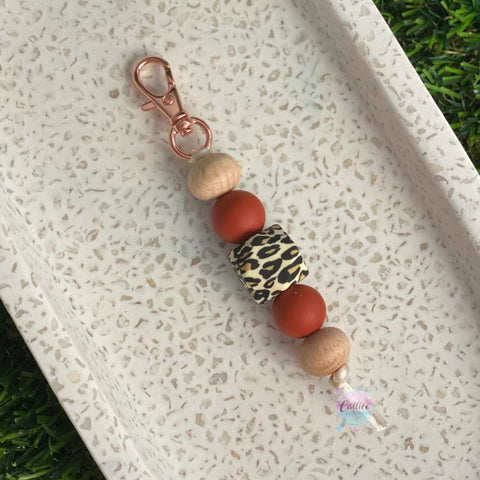 “Savannah” Midi Beaded Keychain