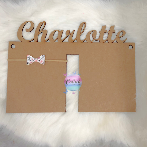 Personalised Bow / Headband Holder