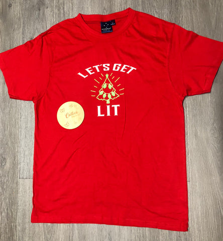 “Let’s get lit” Cheeky Men’s Tee