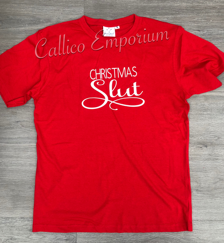 “Christmas Slut” Cheeky Men’s Tee