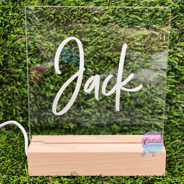 Personalised Acrylic Light