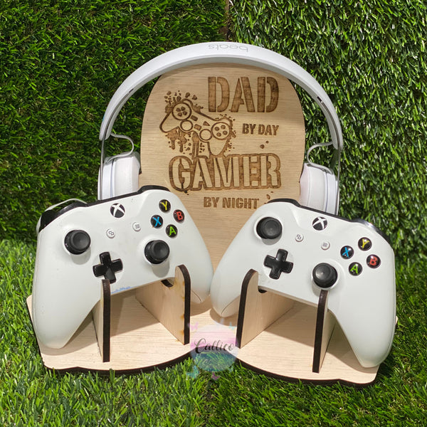 “Dad by Day, Gamer by Night” Gamer Stand
