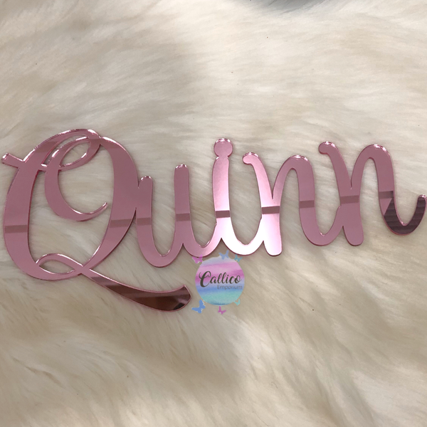 ACRYLIC NAME CUTOUT - 3MM