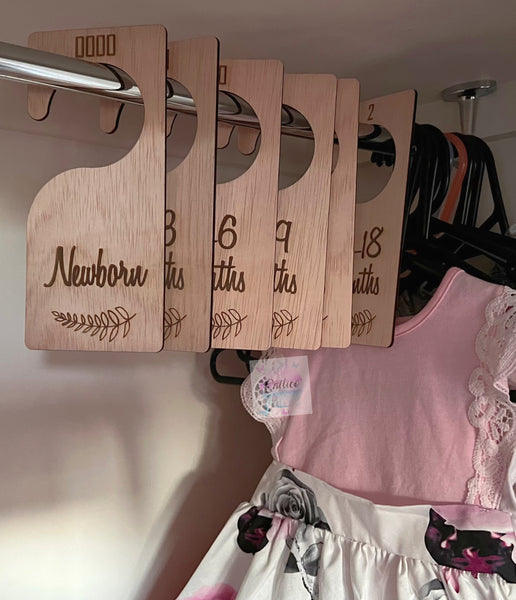 Baby Clothes Dividers - Leaf Design Wardrobe dividers