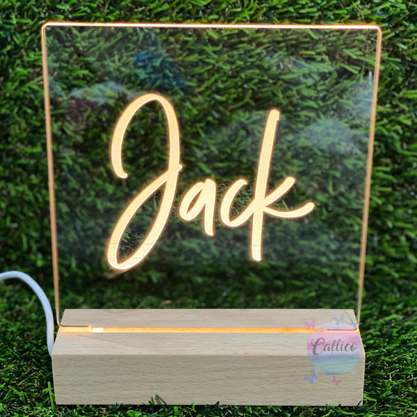 Personalised Acrylic Light