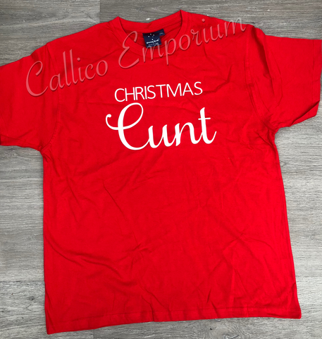 Christmas Cunt Cheeky Womens Christmas Tee